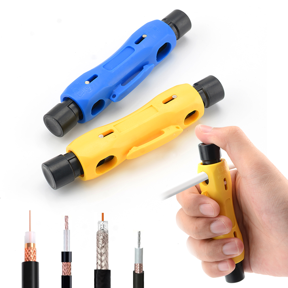 Power Tools America - Spelacavi Portatile per Cavi Coassiali RG6