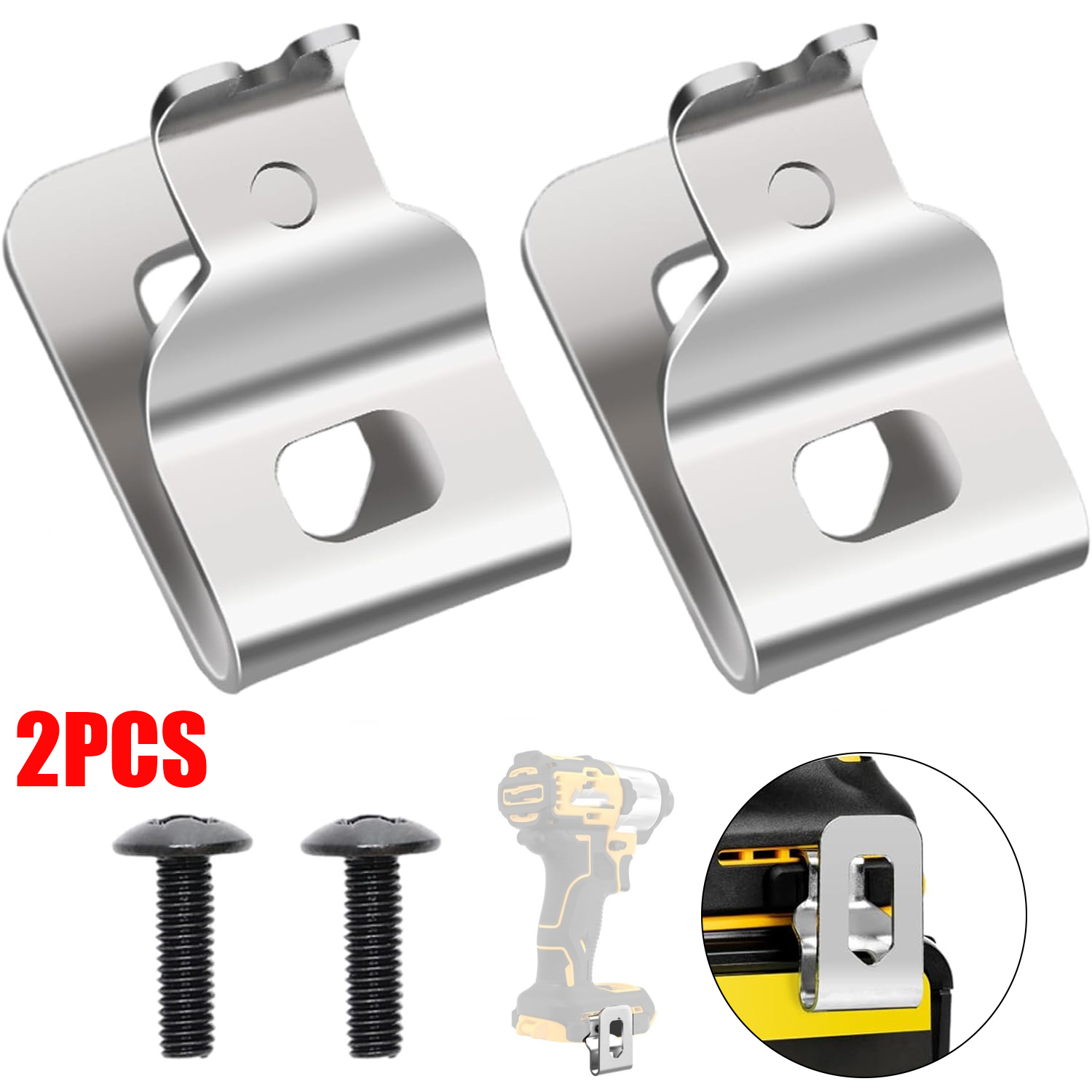 Power Tools Jack Hammer - 2PCS Gancio per clip da cintura
