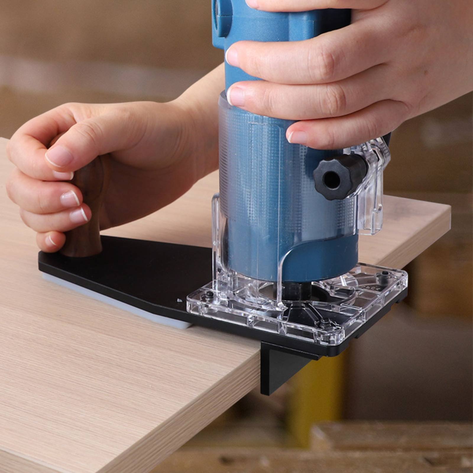 Power Tools Router - Base per rifilatura dei bordi, controllo