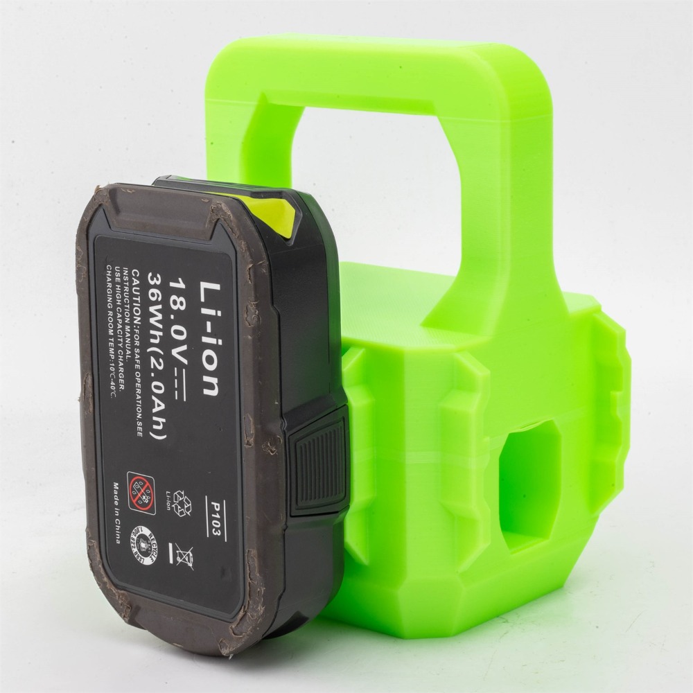 Power Tools Ryobi - Supporto Portatile per 4 Batterie Ryobi
