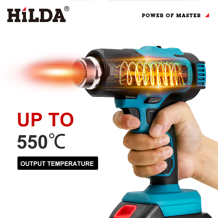 Power Tools Pink - Pistola ad Aria Calda Portatile HILDA