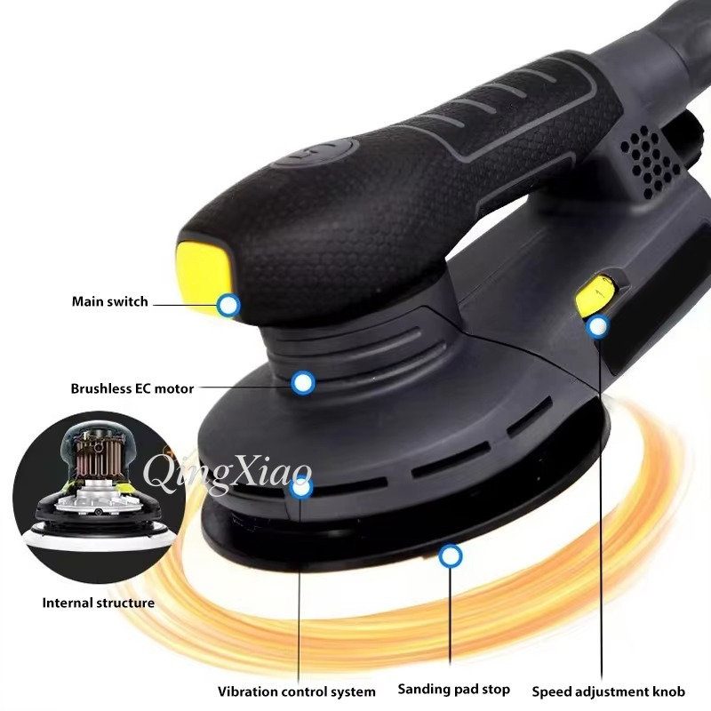 Random Orbital Sander - Levigatrice Roto-Orbitale da 6 Pollici Senza