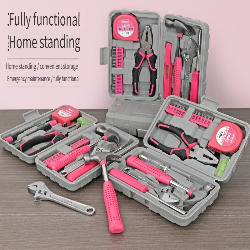 Power Tools Pink - Kit di Attrezzi Fai-da-Te Rosa da