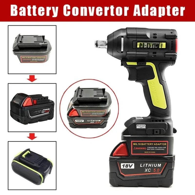 Power Tools That Are Green - Convertitore adattatore batteria per batterie agli