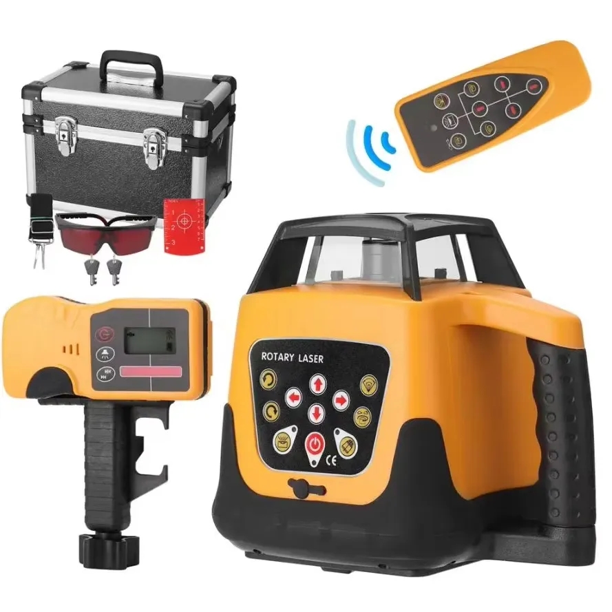 Power Tools That Are Green - Livella Laser Rotante Automatica 500m Rossa
