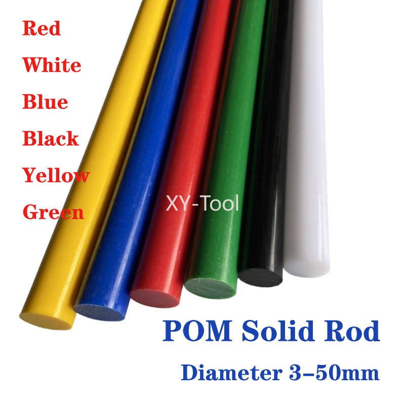 Power Tools That Are Green - Barra in POM Diametro 3-50mm Nera