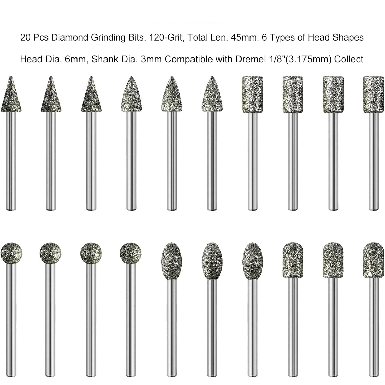 20 Pezzi di Punte Diamantate p - Power Tools Accessories recensione e prezzo