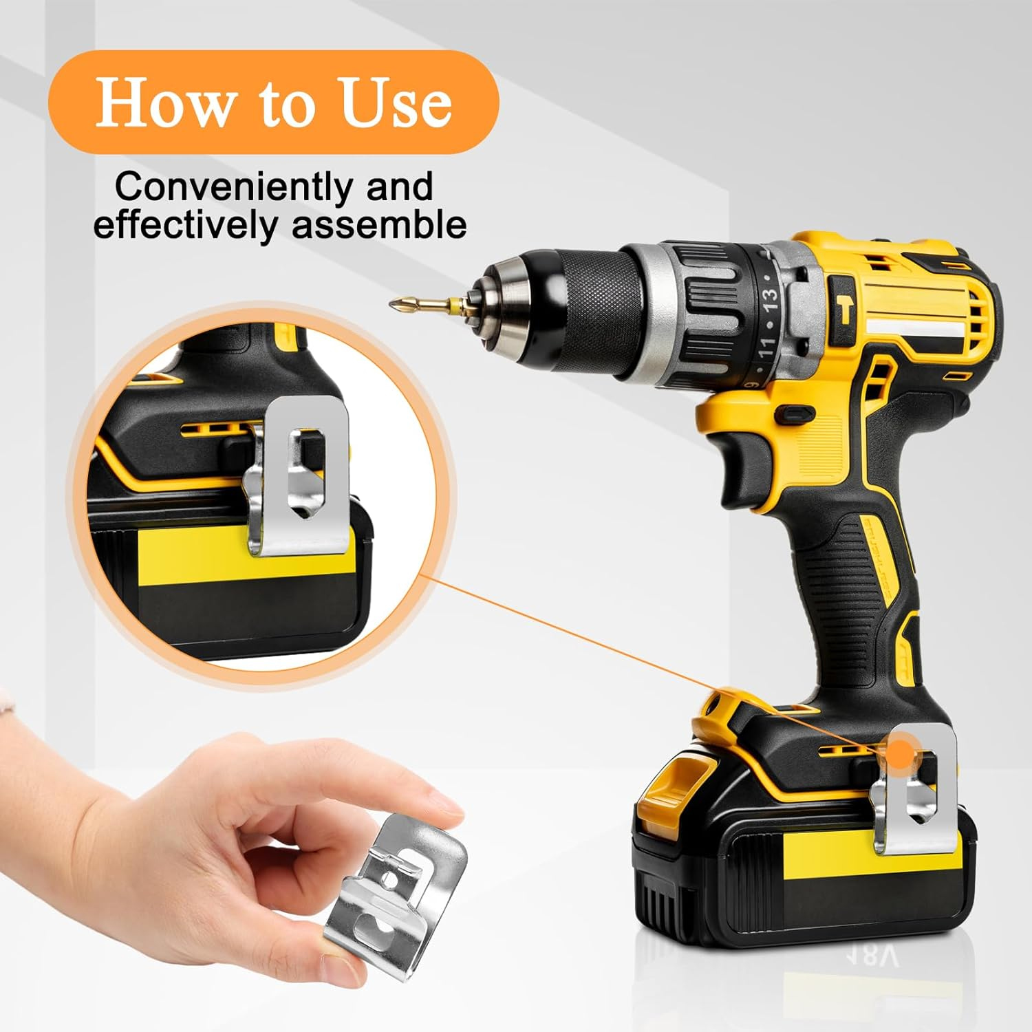 2PCS Gancio per clip da cintur - Power Tools Jack Hammer recensione e prezzo