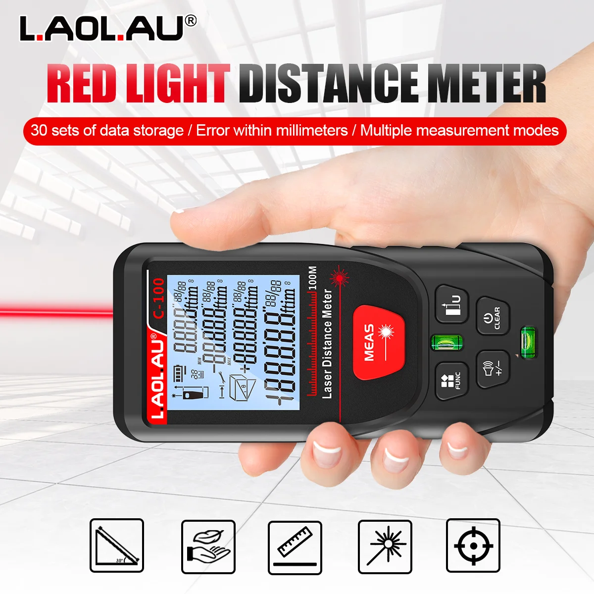 Telemetro laser digitale LAOLA - Power Tools That Are Green recensione e prezzo