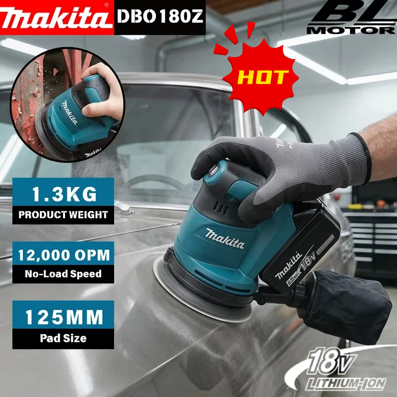 Makita DBO180Z 18V Levigatrice - Random Orbital Sander recensione e prezzo